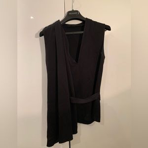 Maje, black dressy tank. Size 1